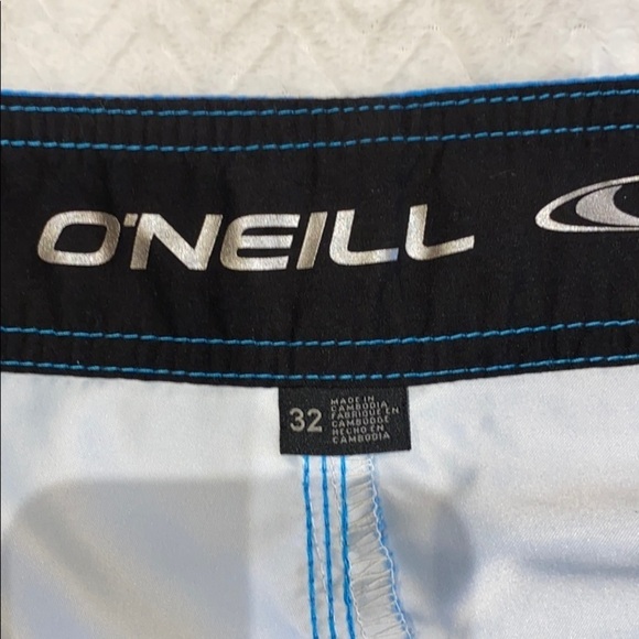 O’Neill Board Shorts Blue & Red SZ 34 - Picture 5 of 6